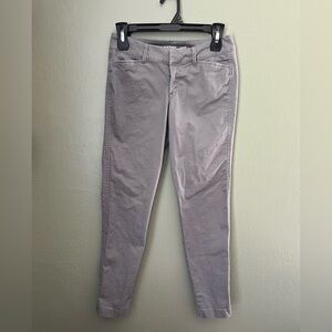 Old Navy Womens Gray Pixie Mid Rise Straight Leg Chino Dress Pants Size 0